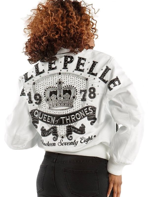 Pelle Pelle White Queen 1978 Leather Jacket